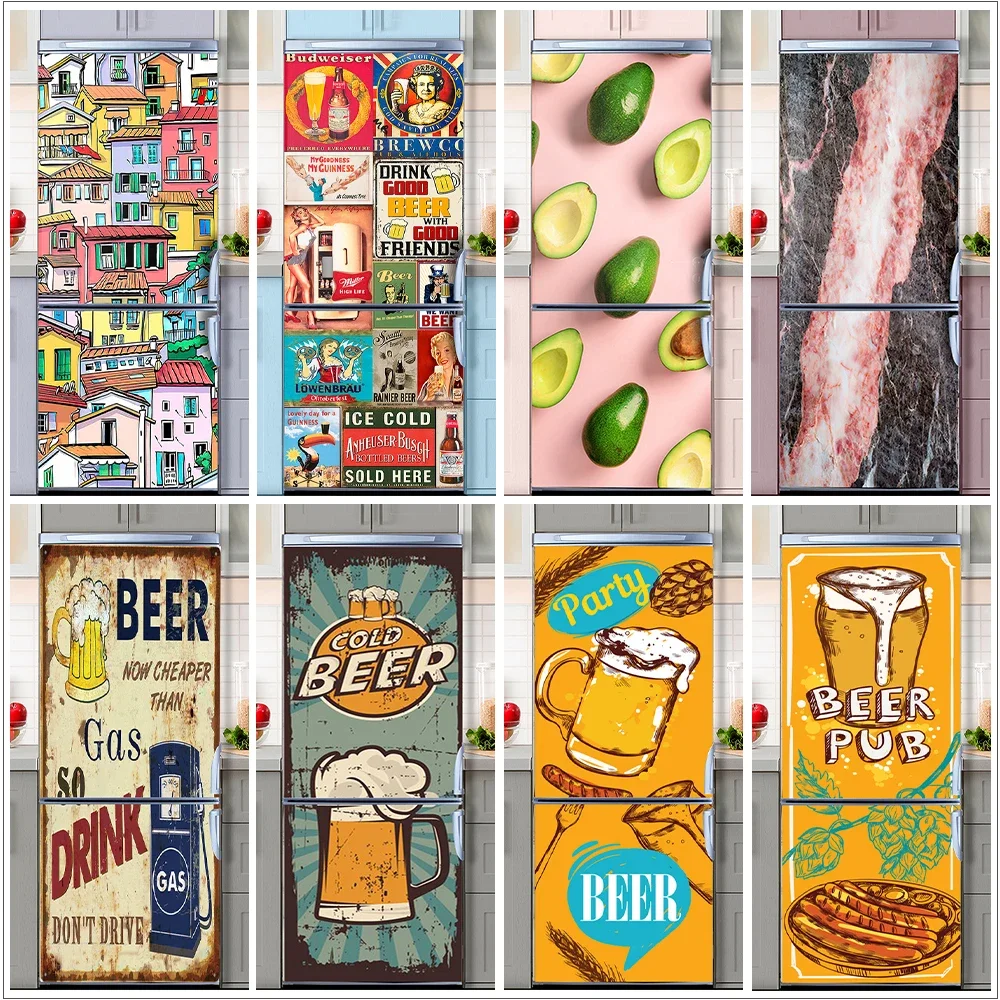 Retro Graffiti Fridge Door Mur - Interior Design Product recension och pris