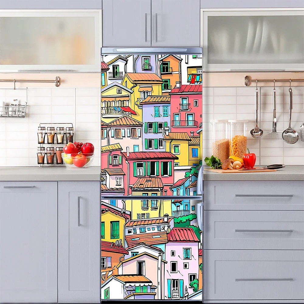 Retro Graffiti Fridge Door Mur - Interior Design Product recension och pris