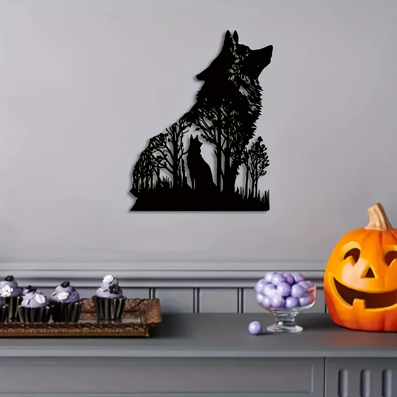 HelloYoung Wolf Decor Black Wo - Interior Design Product recension och pris