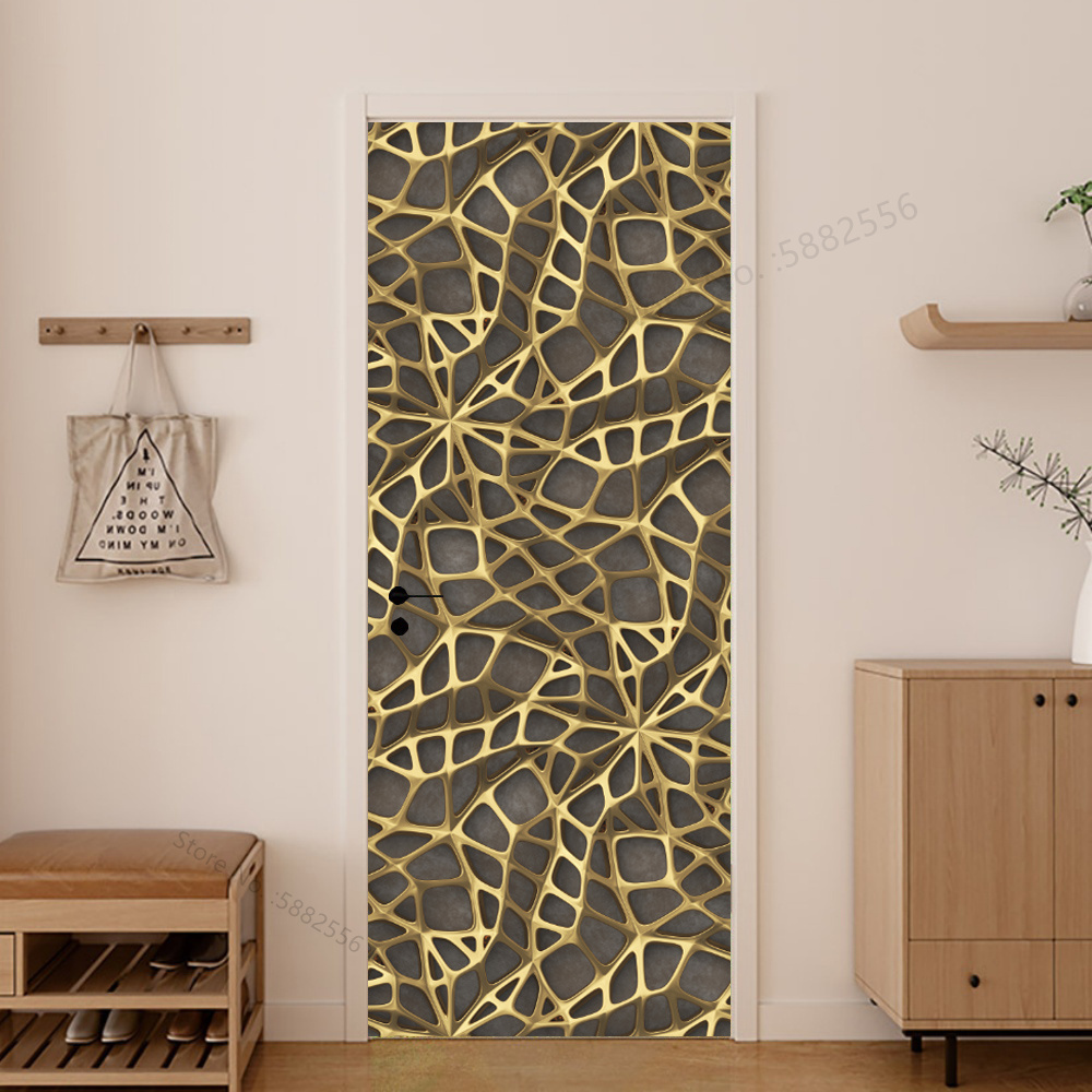 Imitation Wood Door Sticker Re - Interior Design Product recension och pris