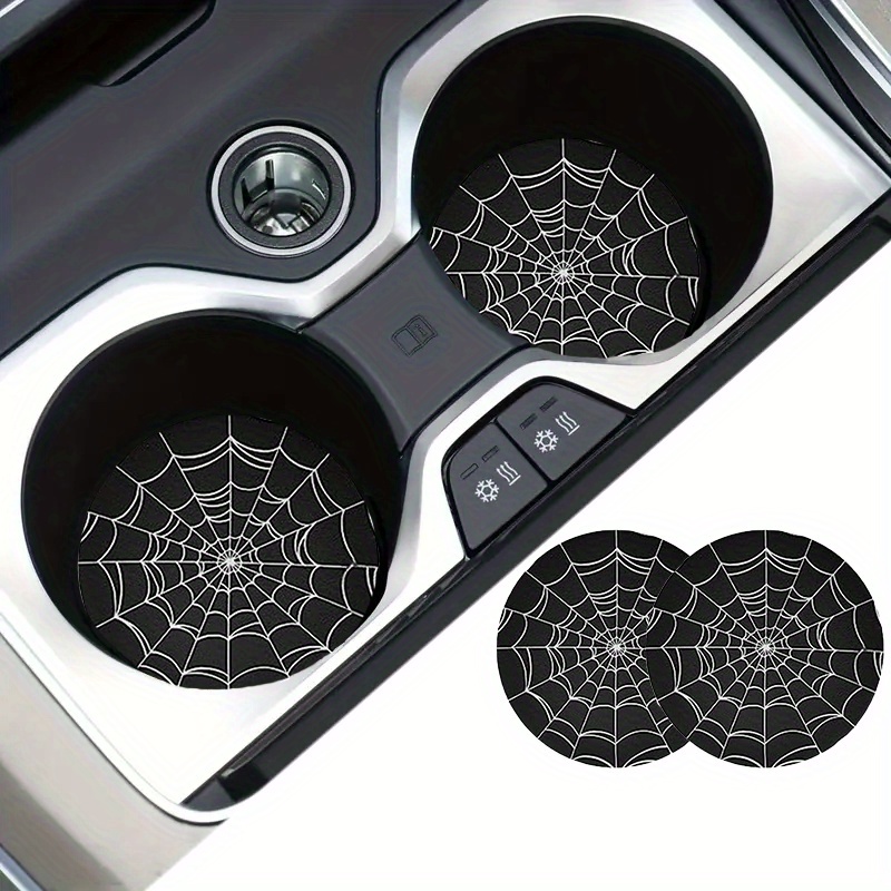 2pcs Spider Web Design Car Cup - Interior Design Web recension och pris