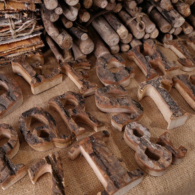 Wooden Letters Home Decor Alph - Interior Design Product recension och pris