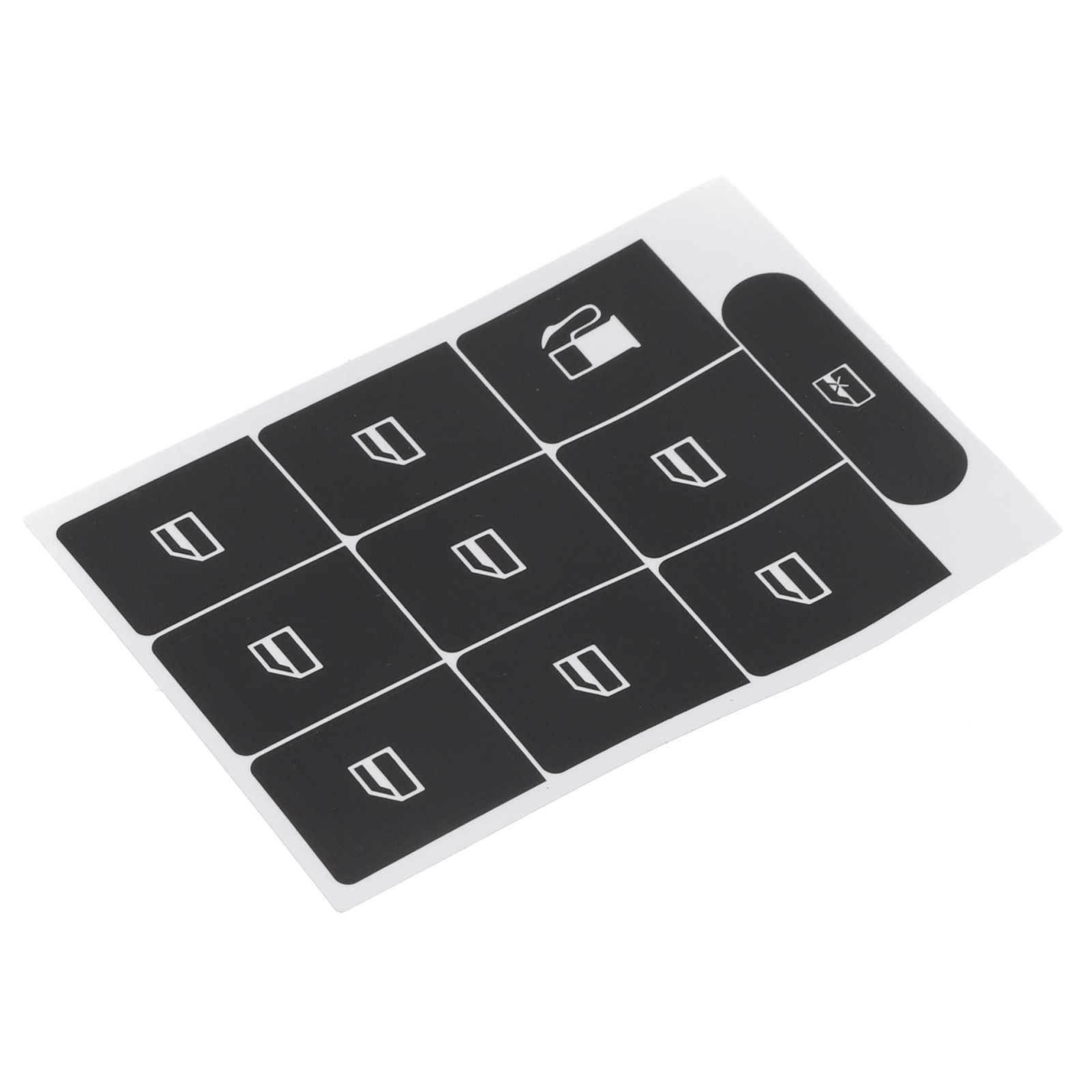 1PC Car Window Lifter Stickers - Interior Design Mood Board recension och pris