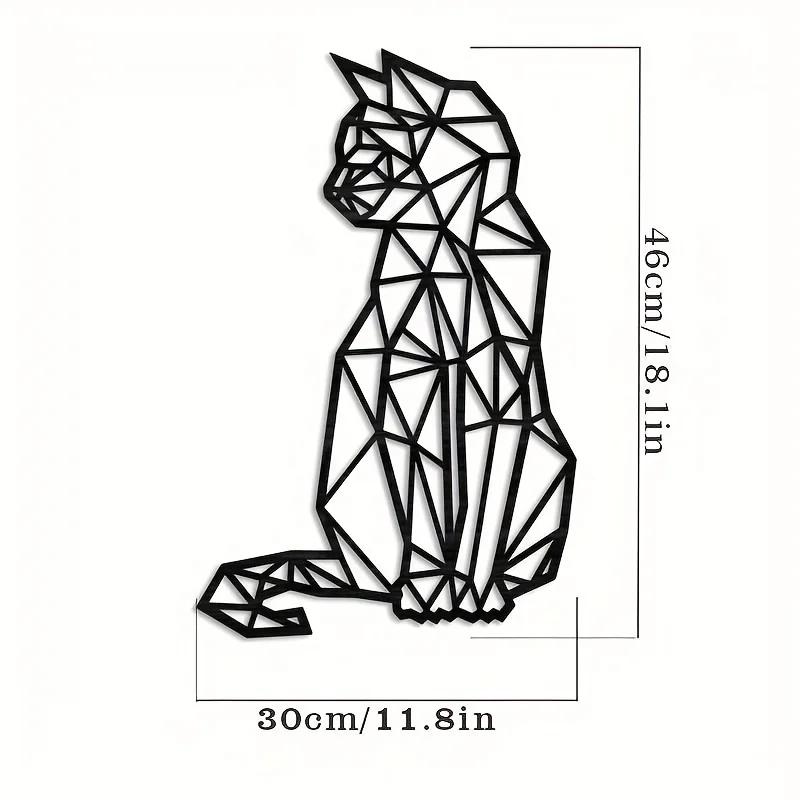 CIFBUY Iron Wall Art Metal Cat - Interior Design Product recension och pris