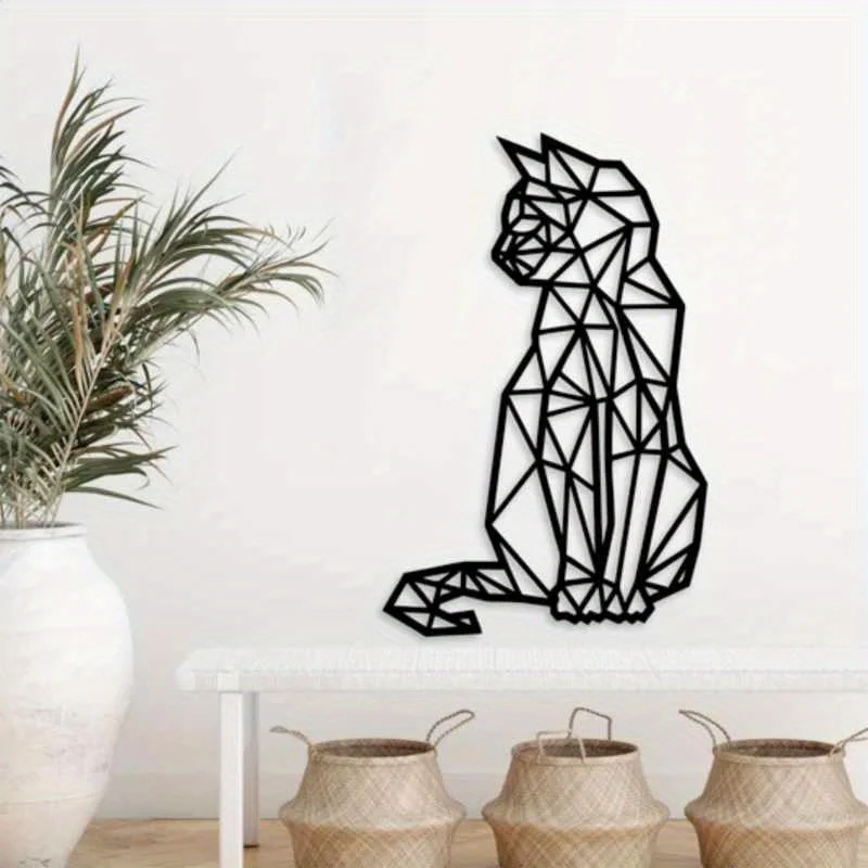 CIFBUY Iron Wall Art Metal Cat - Interior Design Product recension och pris