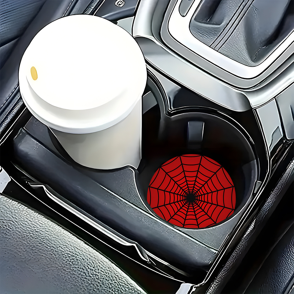 4pcs Spider Web Design Car Cup - Interior Design Web recension och pris
