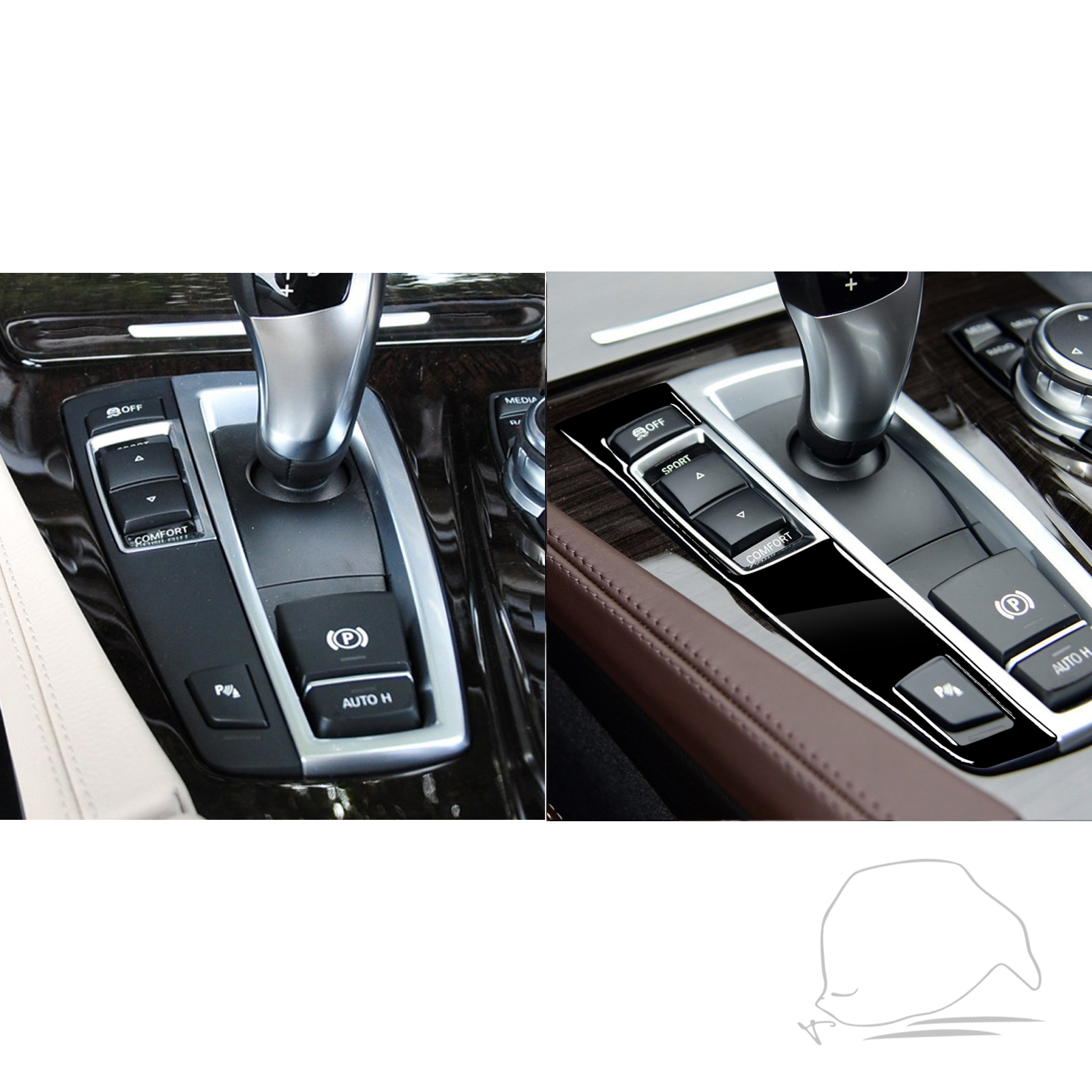 For BMW 5 Series F10 2011-2017 - Interior Design Mood Board recension och pris